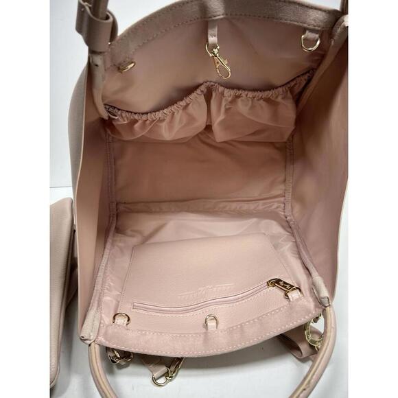 RACHEL PARCEL FOR ITZY RITZY BOSS TOTE DIAPER BAG LIMITED EDITION LIGHT PINK - Picture 8 of 9